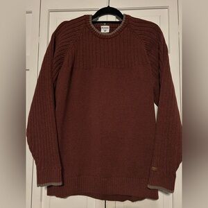 Columbia Men's Maroon Crewneck Sweater 100% Cotton